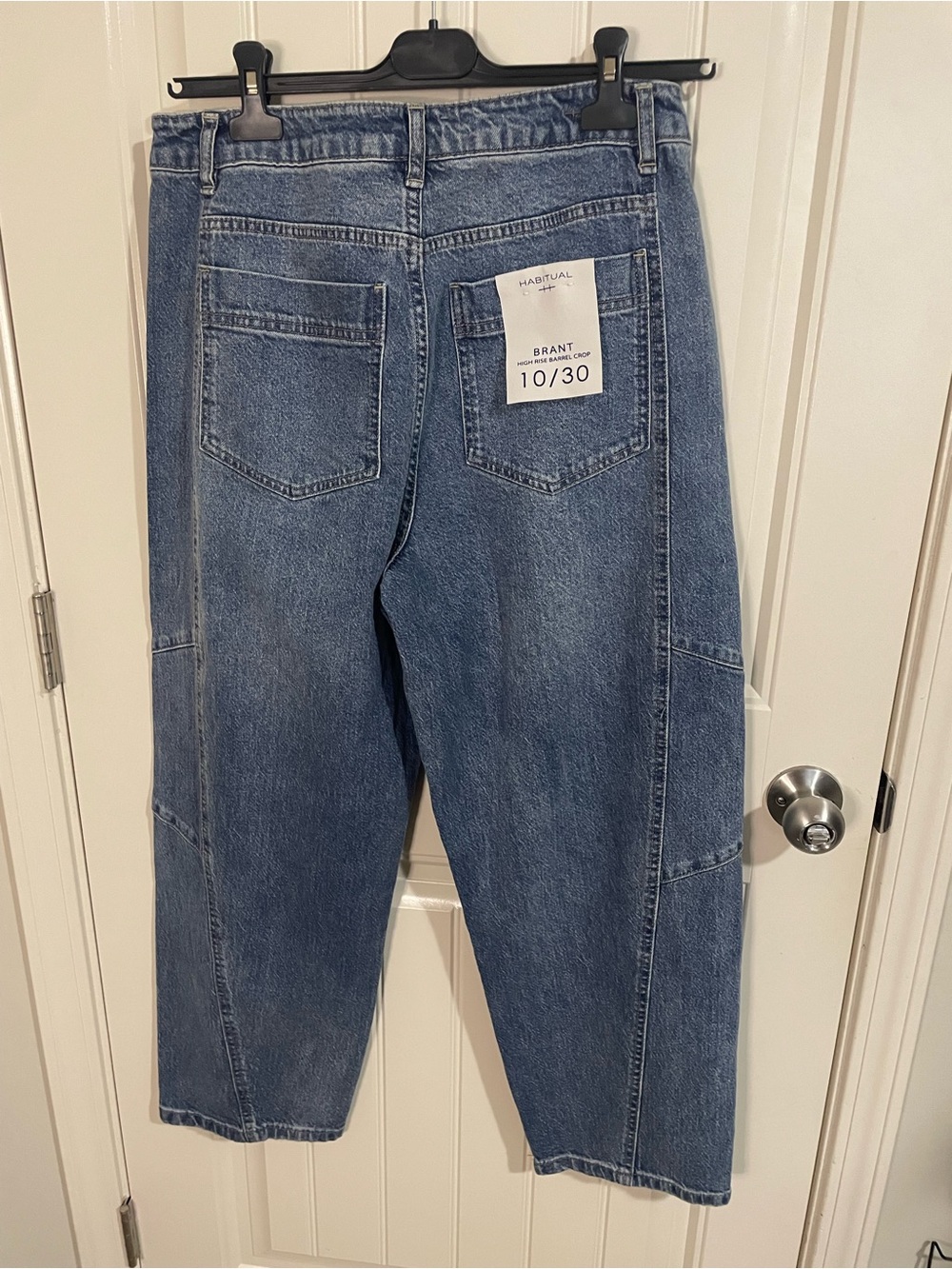 Habitual High rise Barrel crop jeans👖 - Picture 6 of 6